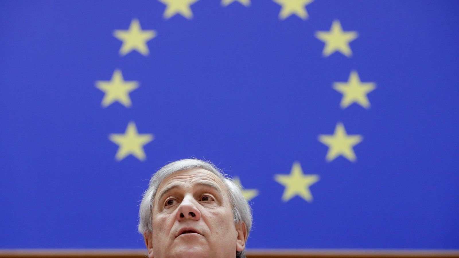 Foto: El presidente del Parlamento Europeo, el italiano Antonio Tajani. (EFE)