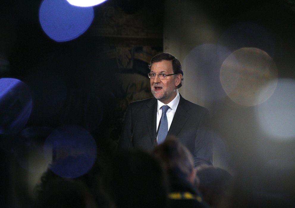 Foto: Mariano Rajoy, en el balance político y económico que hizo el pasado viernes. (Efe)