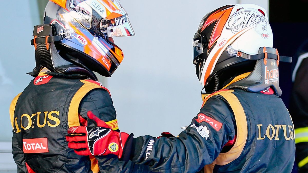 Encontronazo de Lotus y Raikkonen: "¡Kimi, apártate del p... camino!"