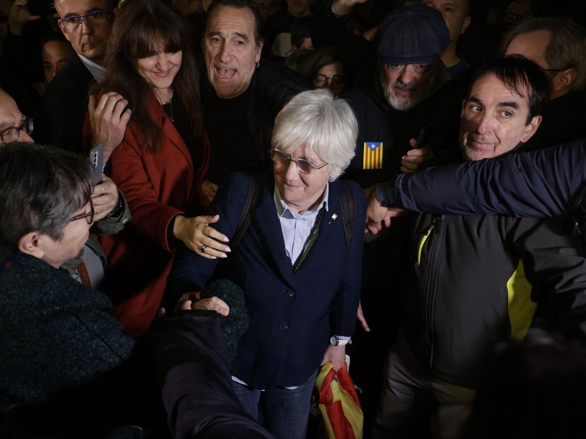 Foto: Clara Ponsatí tras quedar en libertad. (EFE/Quique García)