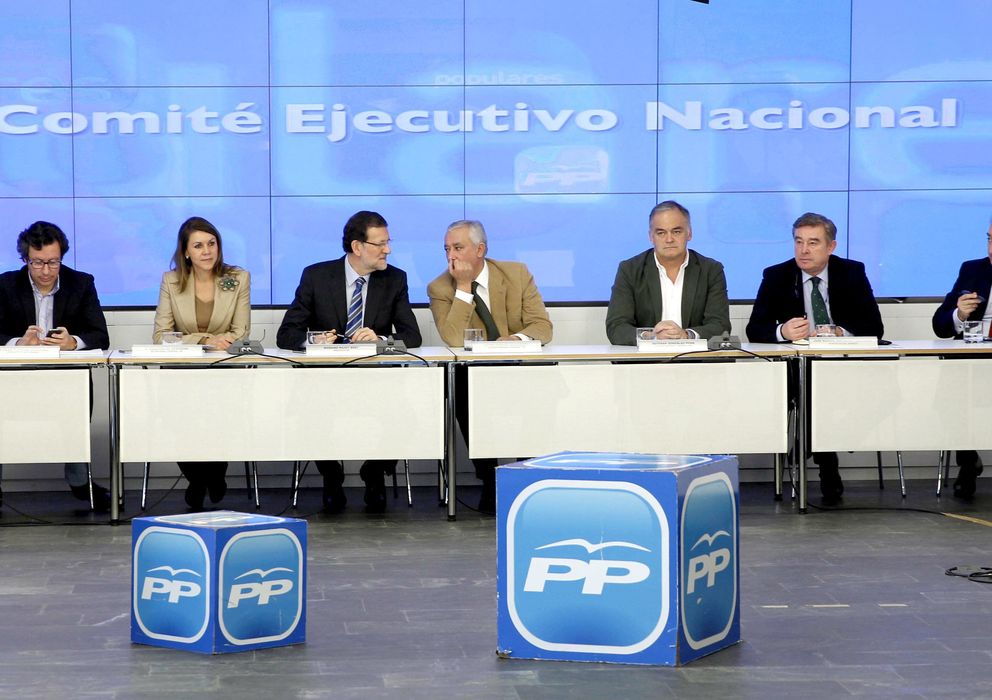 Foto: Foto de archivo de una reunión extraordinaria del Comité Ejecutivo Nacional del PP. (EFE)