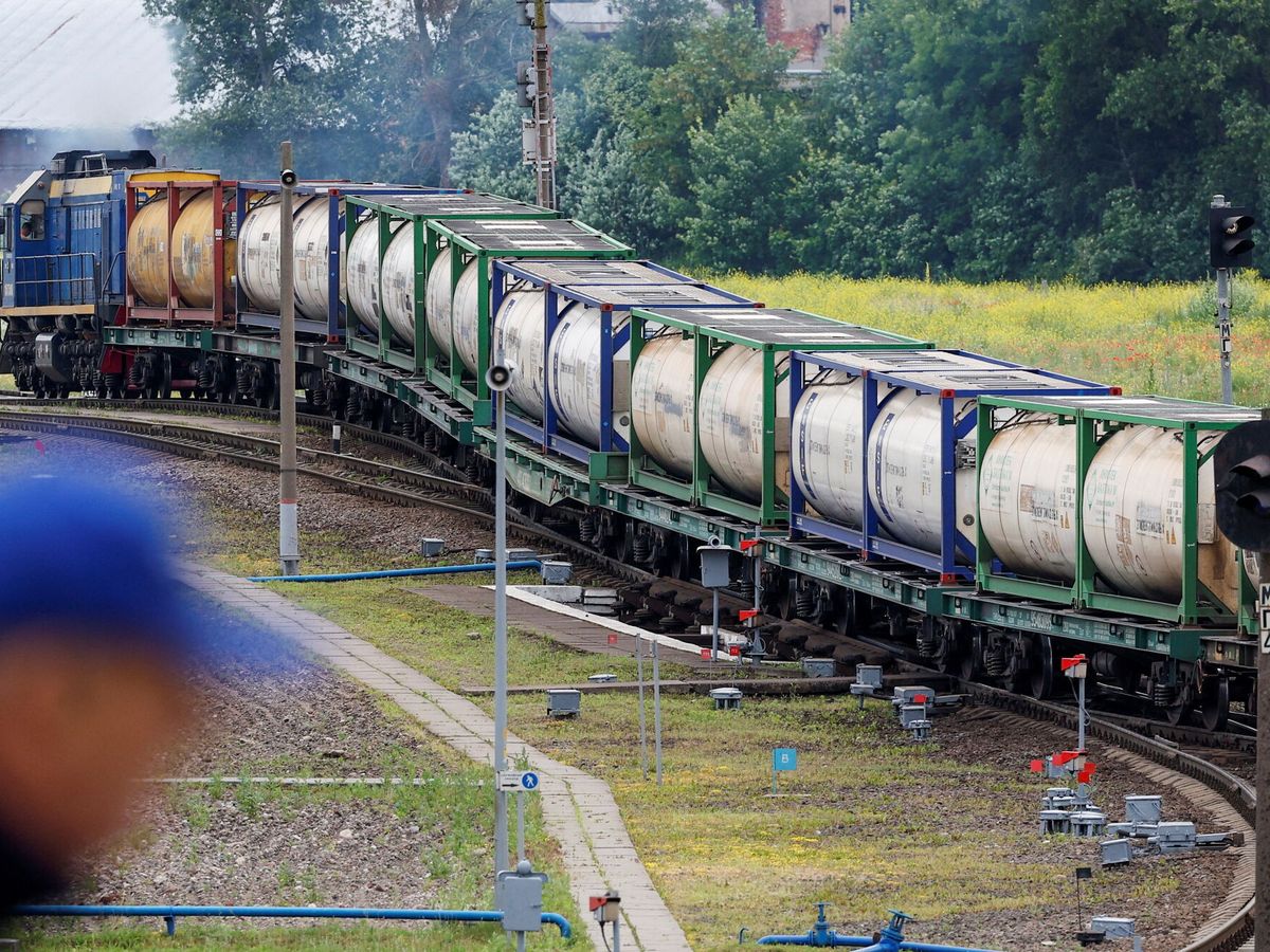 Foto: Trenes en Kaliningrado. (Reuters/Vitaly Nevar)