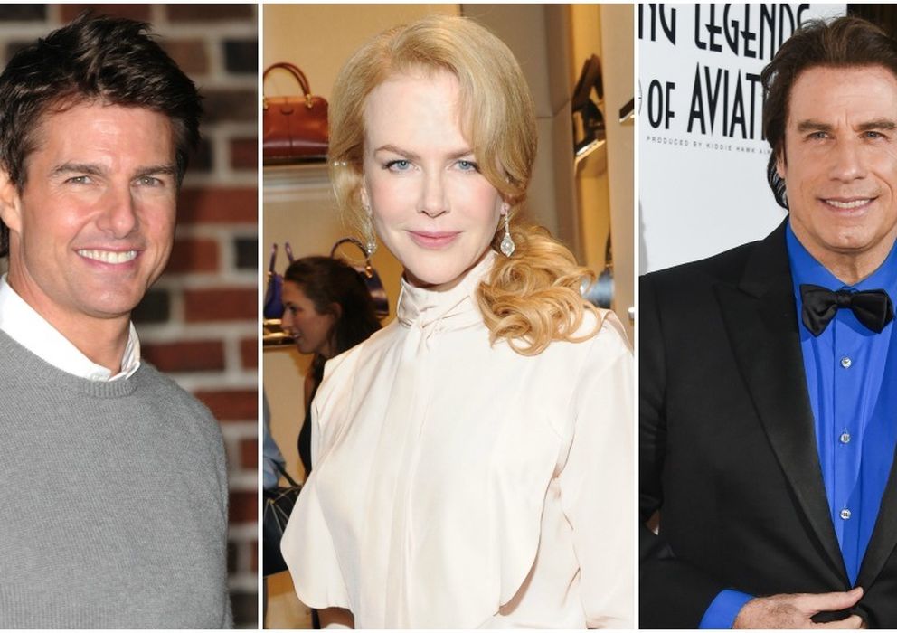 Foto: Tom Cruise, Nicole Kidman y John Travolta (Gtres)