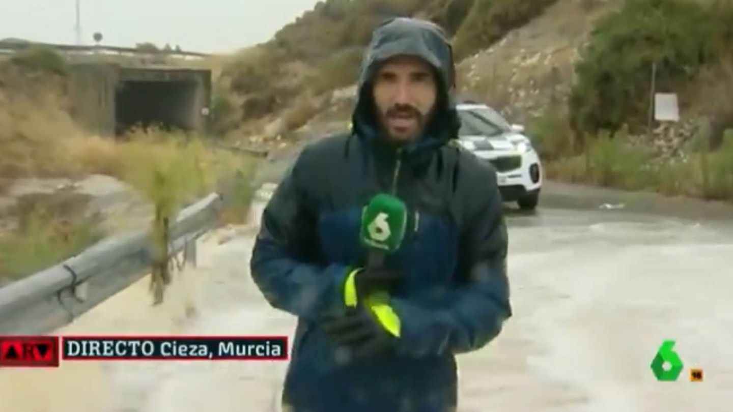 El reportero Paco Cerdán, en 'Al rojo vivo'. (La Sexta)