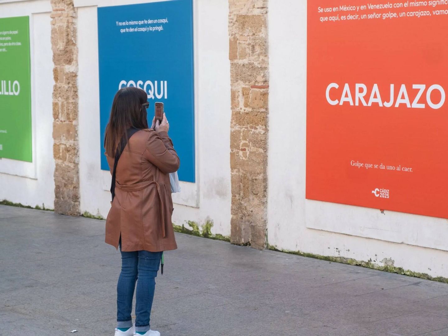 La exposición 'Palabras de Cádiz', en el Mercado Central. (Ayuntamiento de Cádiz)