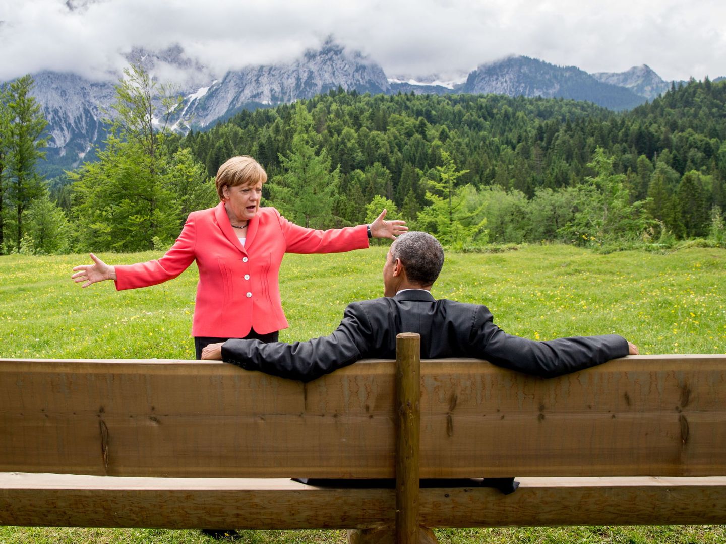 Angela Merkel con Barack Obama, en una imagen de archivo. (Reuters)
