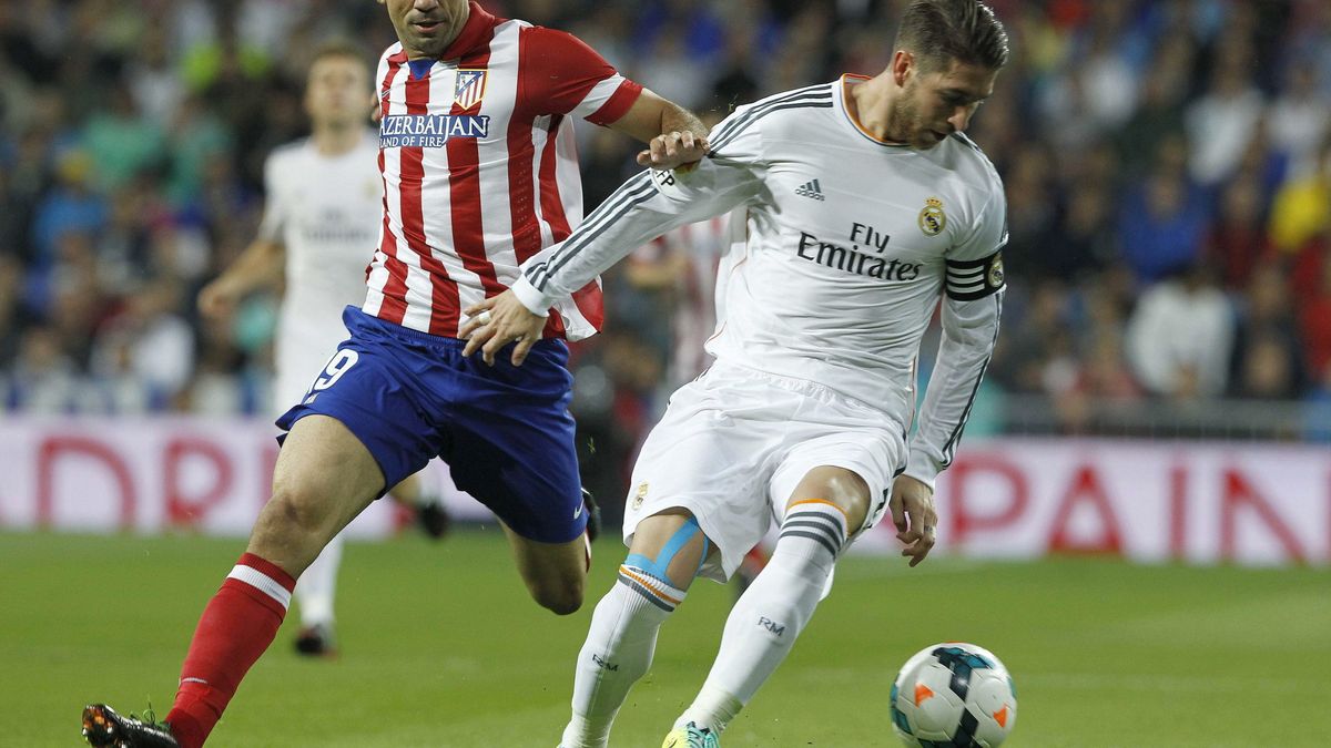 Un intercambio de camisetas tras un derbi selló la paz entre Diego Costa y Ramos