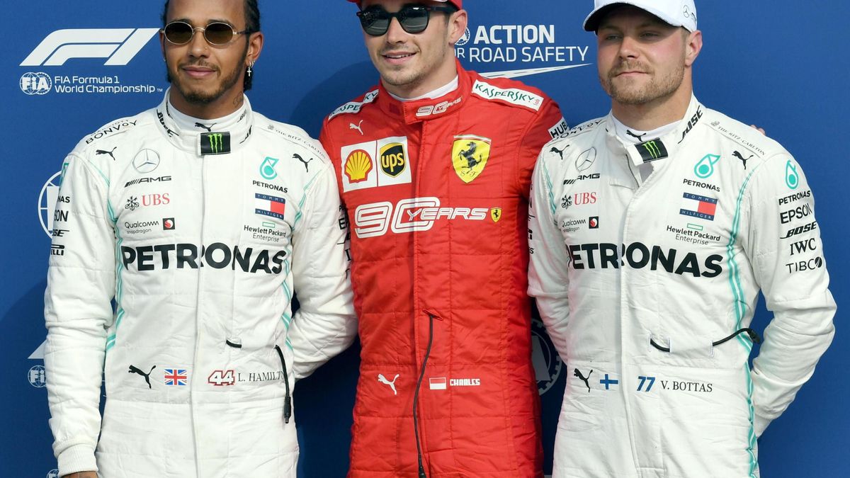 Fórmula 1: pole de Leclerc en la clasificación más extraña con Carlos Sainz 7º