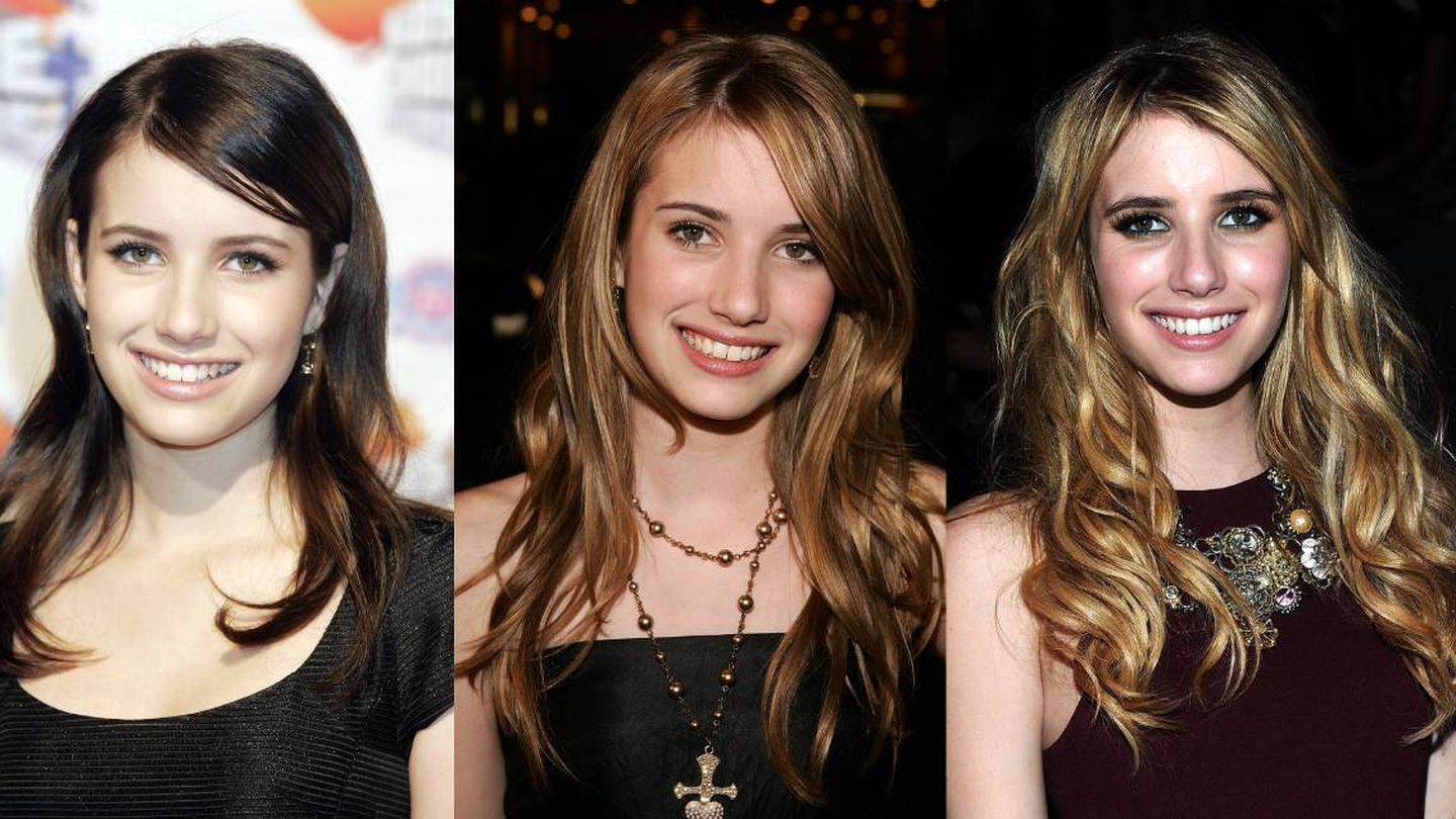 Los cambios de look de Emma Roberts en su adolescencia. (Getty)