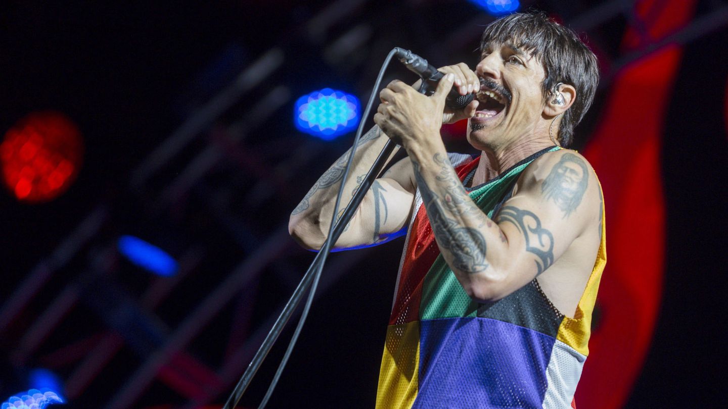Anthony Kiedis, vocalista de Red Hot Chili Peppers, fan incondicional de la bicicleta. (EFE)