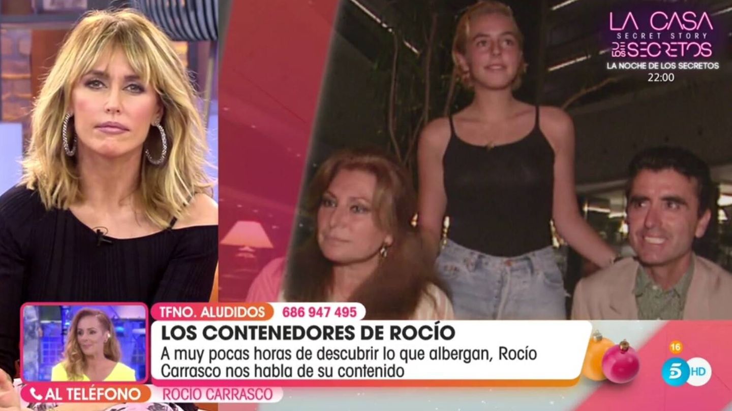 Rocío Jurado, Rociíto y Ortega Cano. (Telecinco).