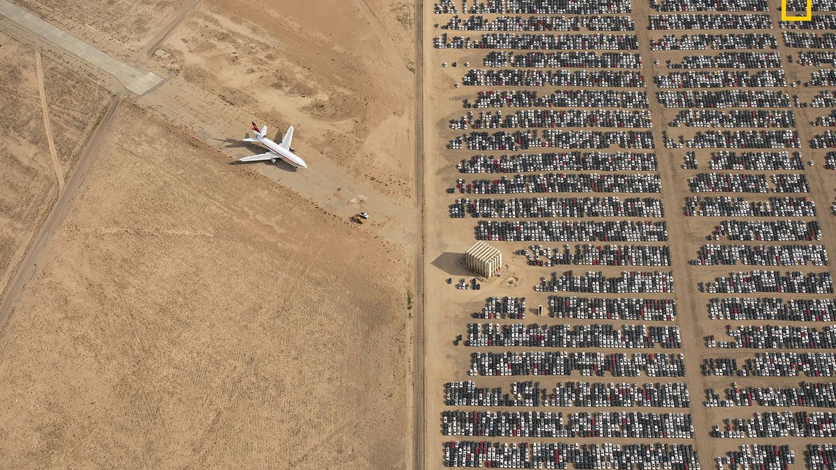 National Geographic elige la mejor foto de 2018: un cementerio desde las alturas
