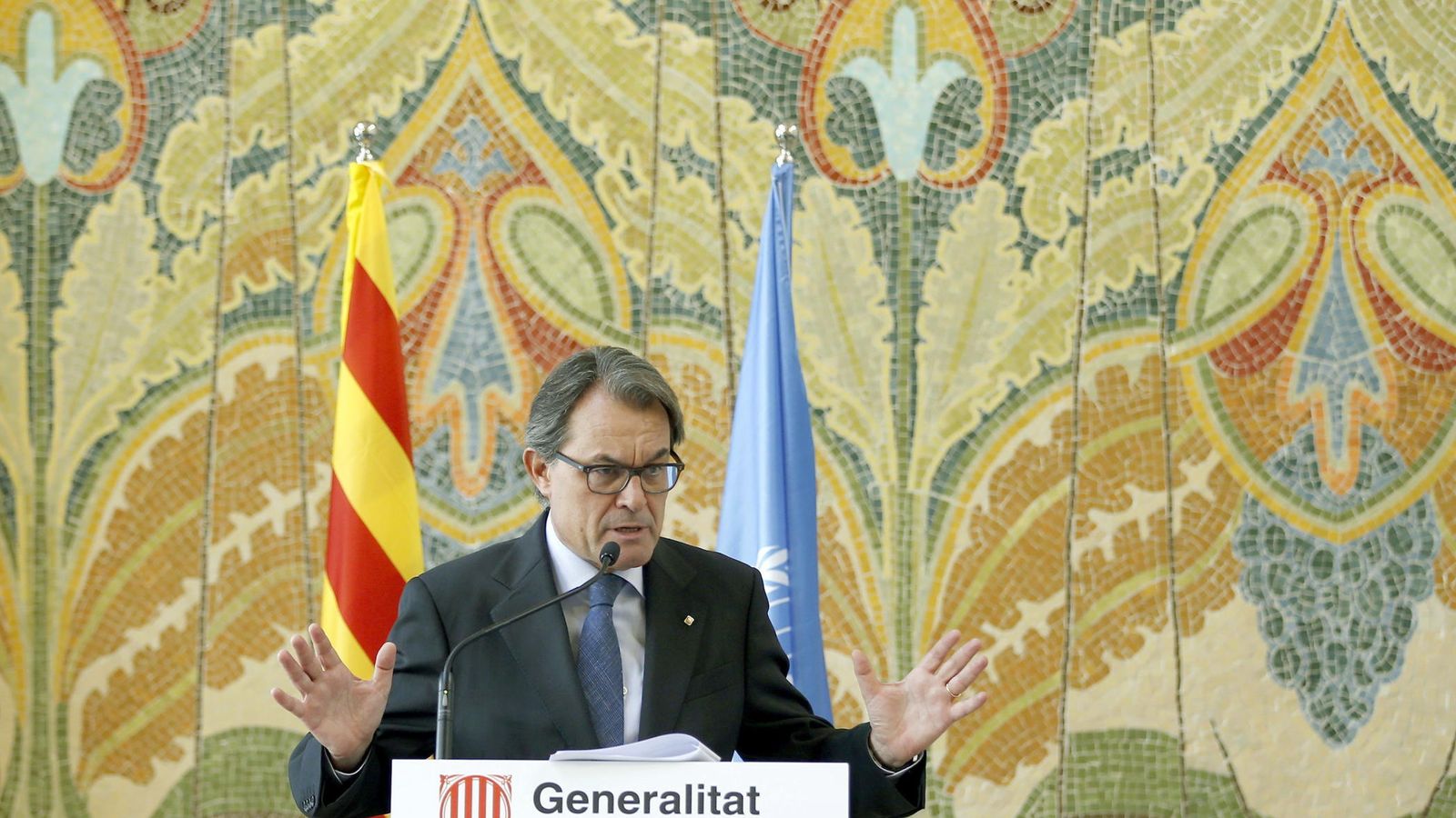 Foto: Mas asegura que un estado catalán sería un "socio de confianza" internacional. (EFE)