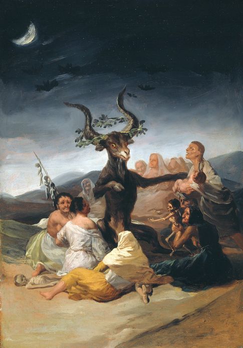 Foto: 'Aquelarre' fue una palabra creada por los inquisidores para nombrar a las presuntas reuniones clandestinas. (Francisco de Goya, 1798)