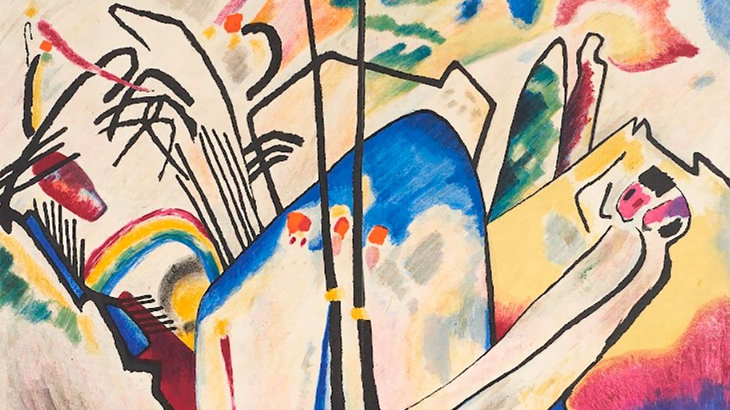 Composición IV (1911), de Kandinsky. (EFE)