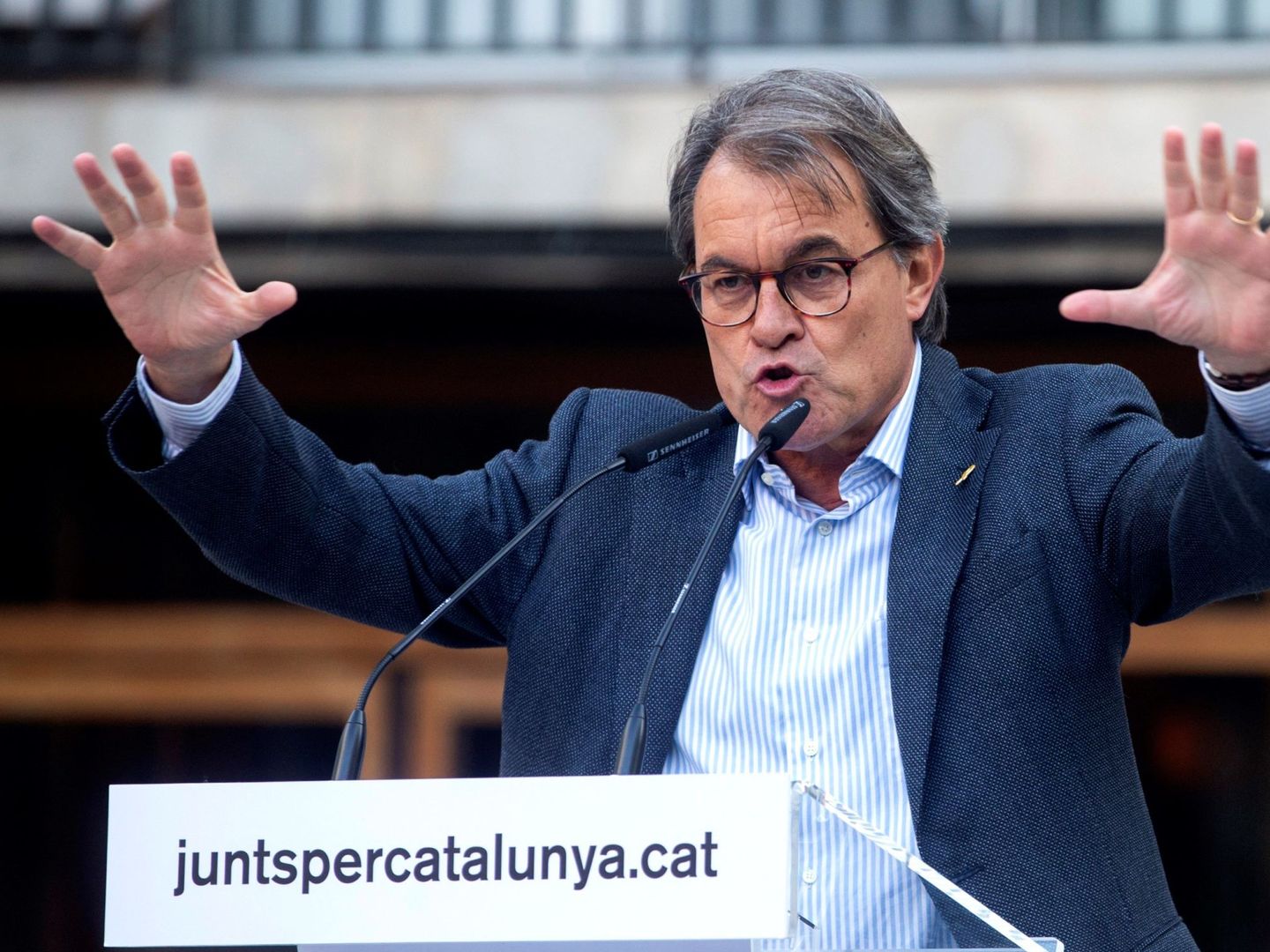 Artur Mas, en un acto de JxCAT. (EFE)