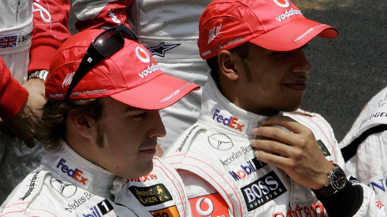 Foto: Hamilton fue el rival más duro de la carrera del español.
