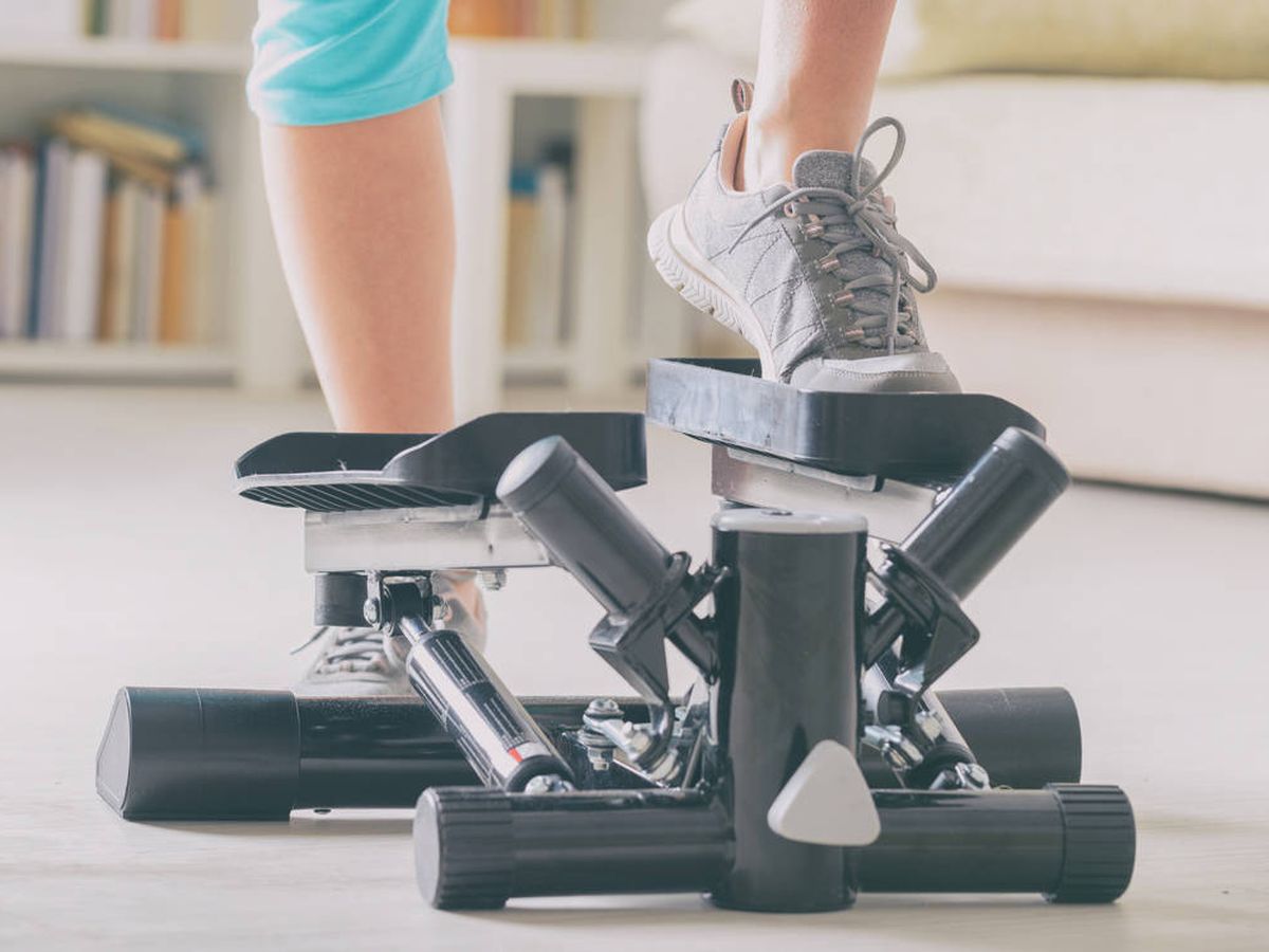 Máquina de Step Plegable Elíptica Cardiovascular Escaladora Gimnasio Fitness Gym 