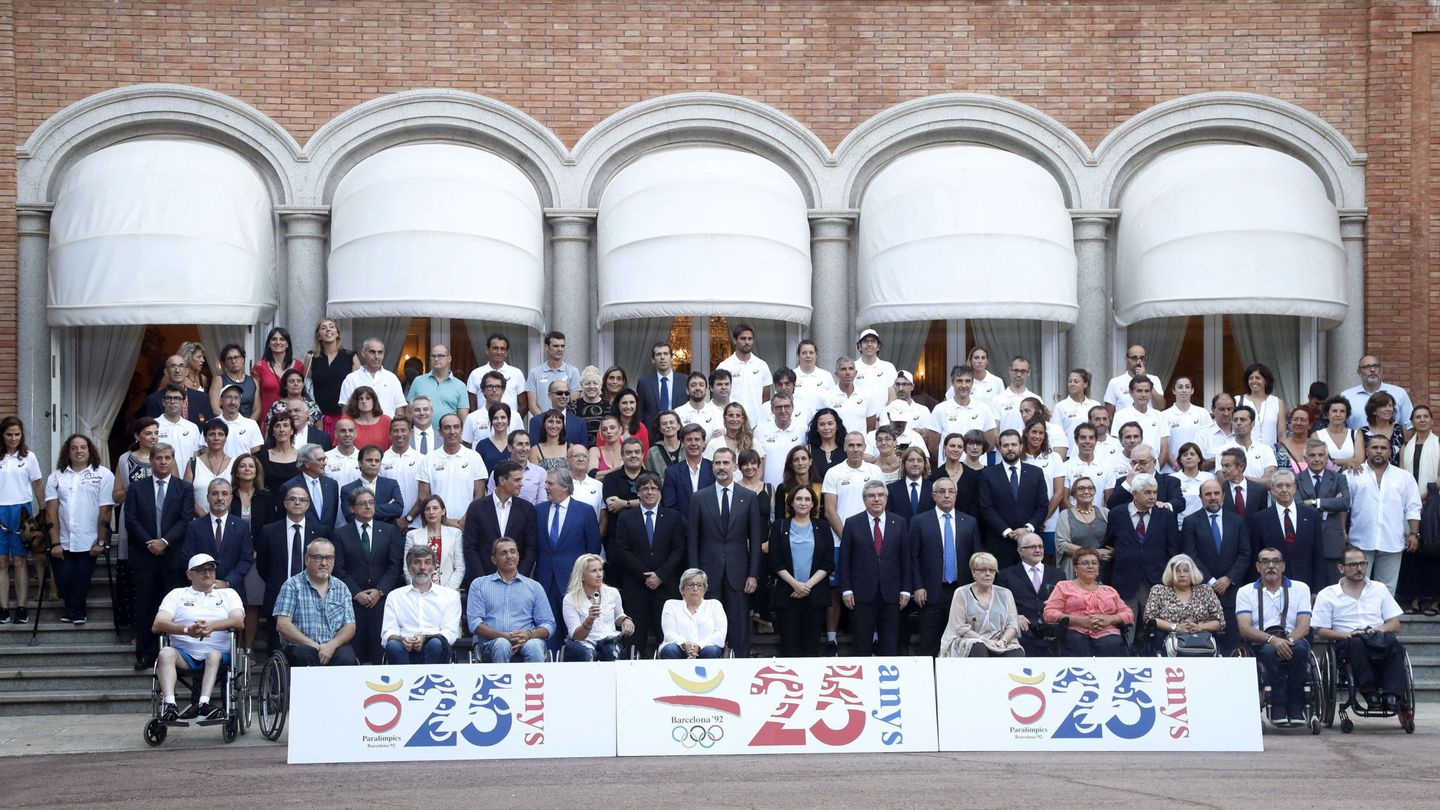 Acto conmemorativo del 25 aniversario de los Juegos Olímpicos de Barcelona'92.  (EFE)