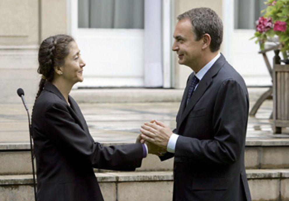 Foto: Zapatero se compromete ante Betancourt a seguir luchando por la libertad de los secuestrados
