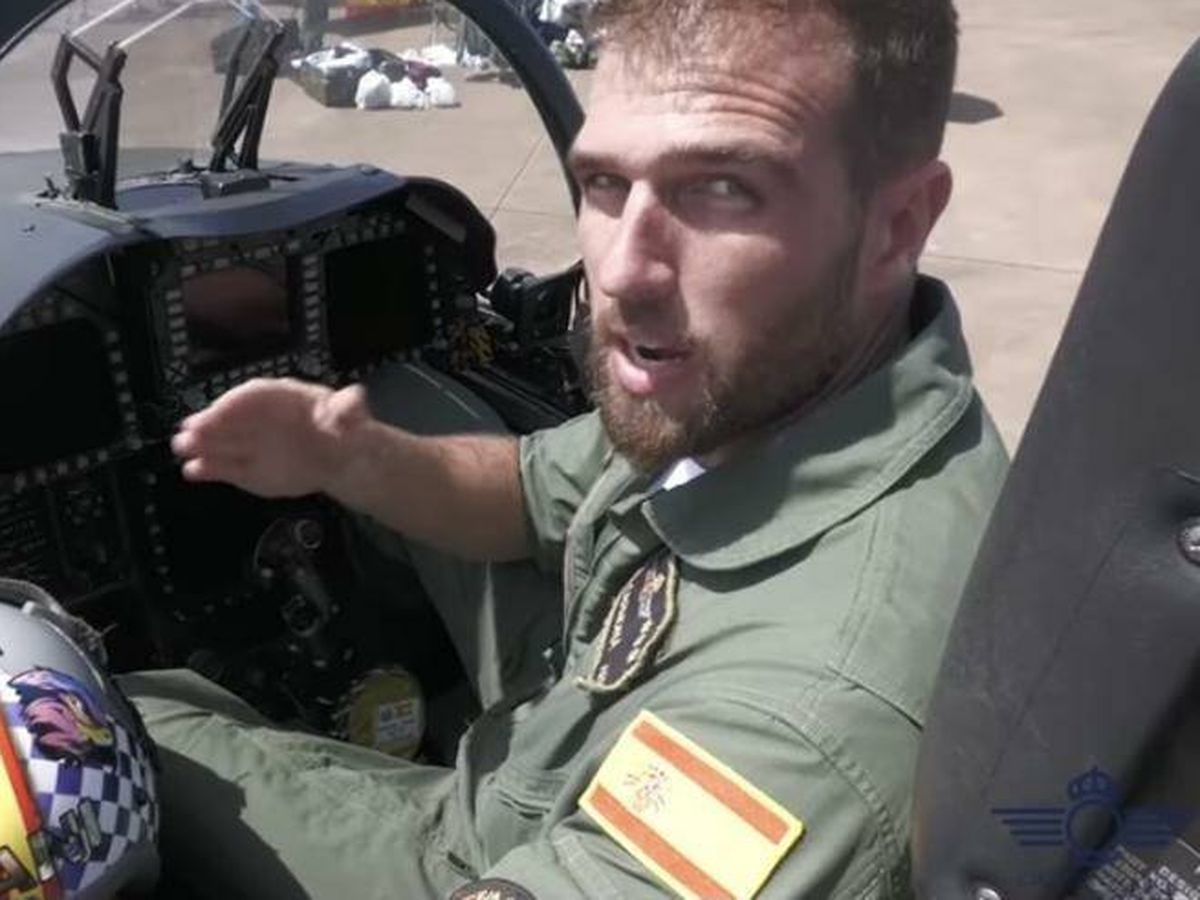 Foto: Daniel Pérez Carmona, en un video de Youtube del Ejército del aire.