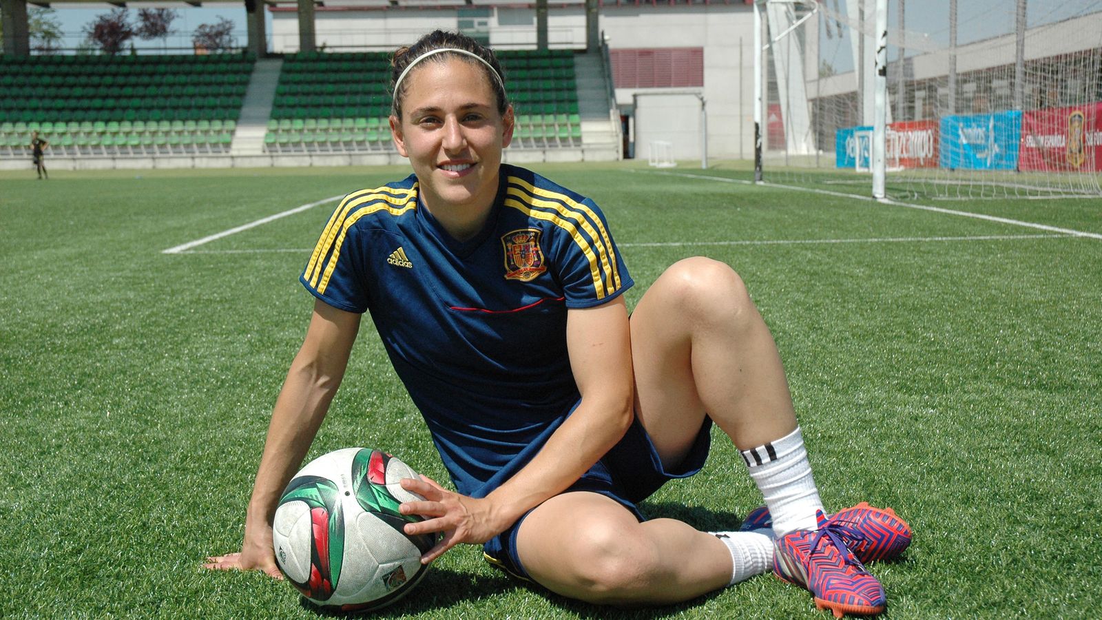 Foto: Vero Boquete es la capitana de la selección española (Foto: Sara Massa). 