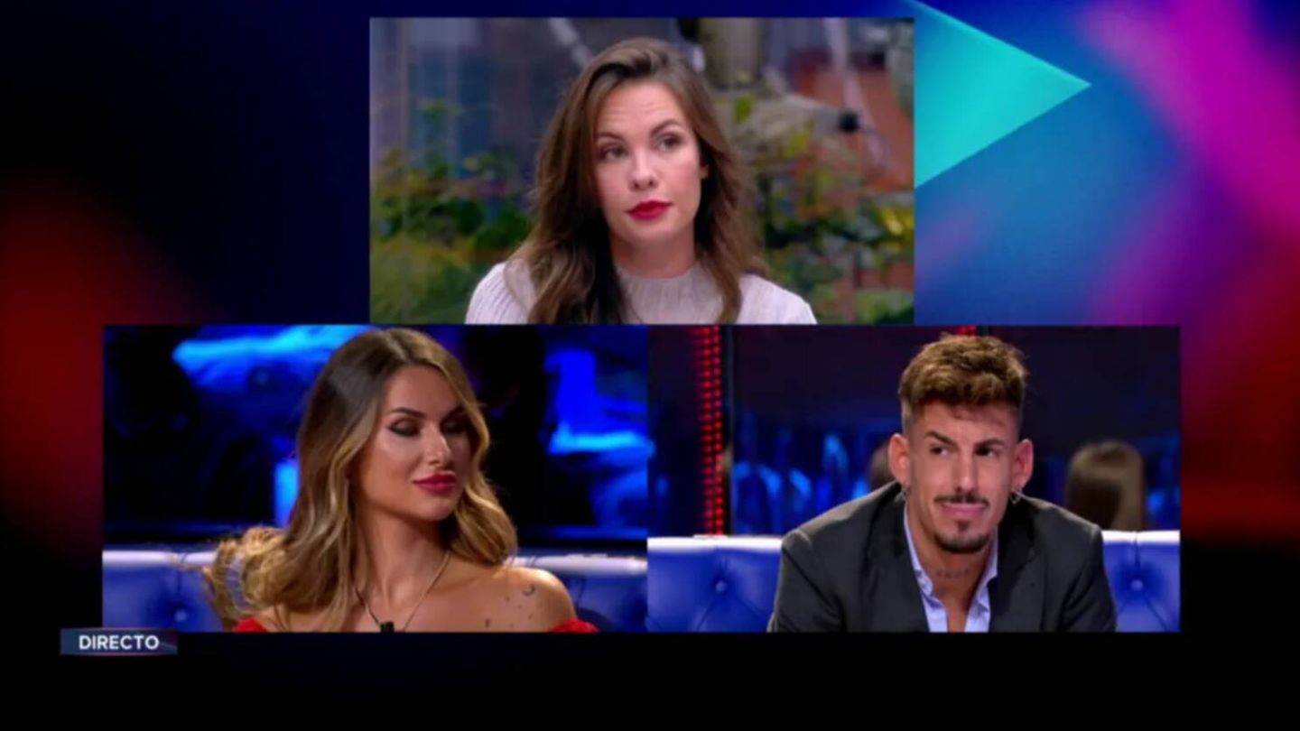 Jessica, Pilar y Luitingo, protagonistas del debate. (Mediaset)