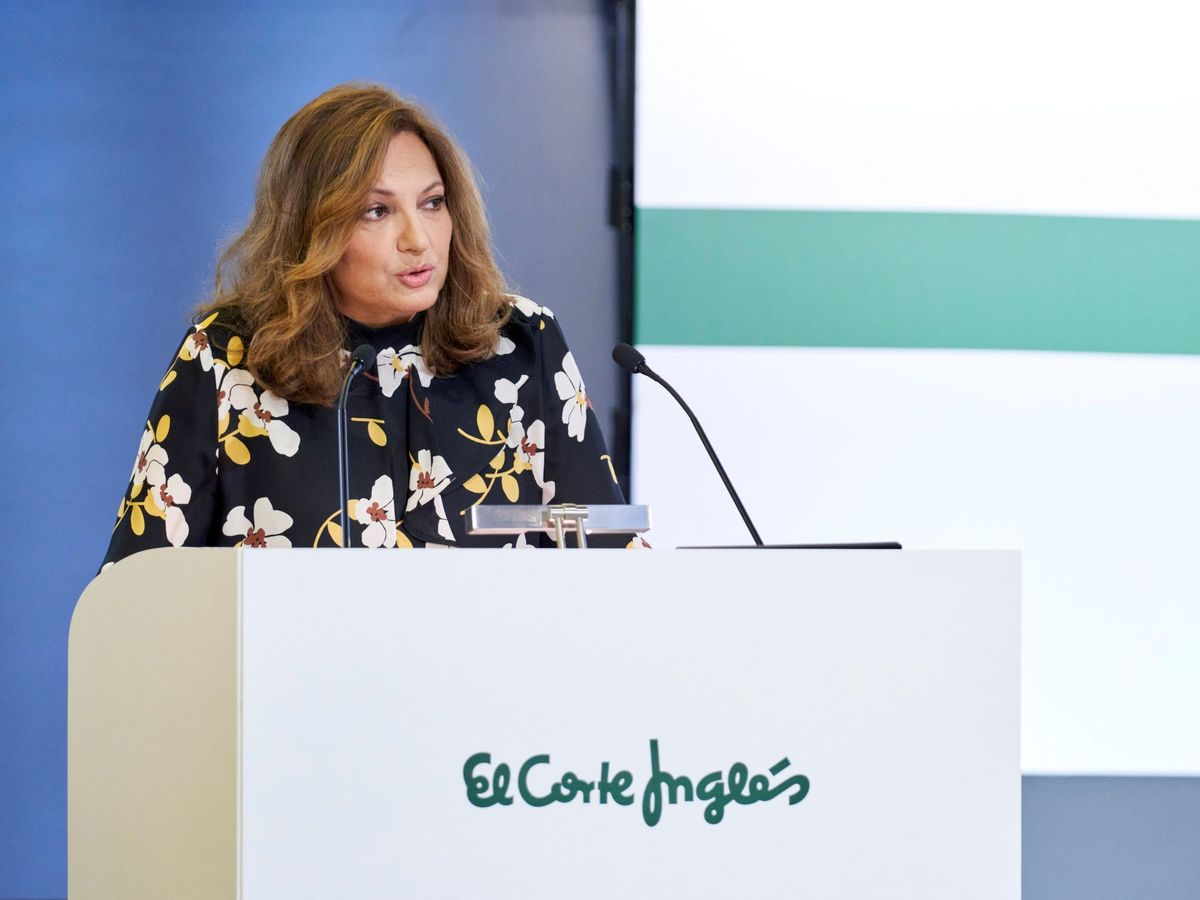 Foto: La presidenta de El Corte Inglés, Marta Álvarez, en un acto. (EFE)