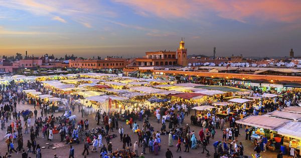 Foto: Plaza Jamaa El Fna, en Marrakech, Marruecos (iStock)