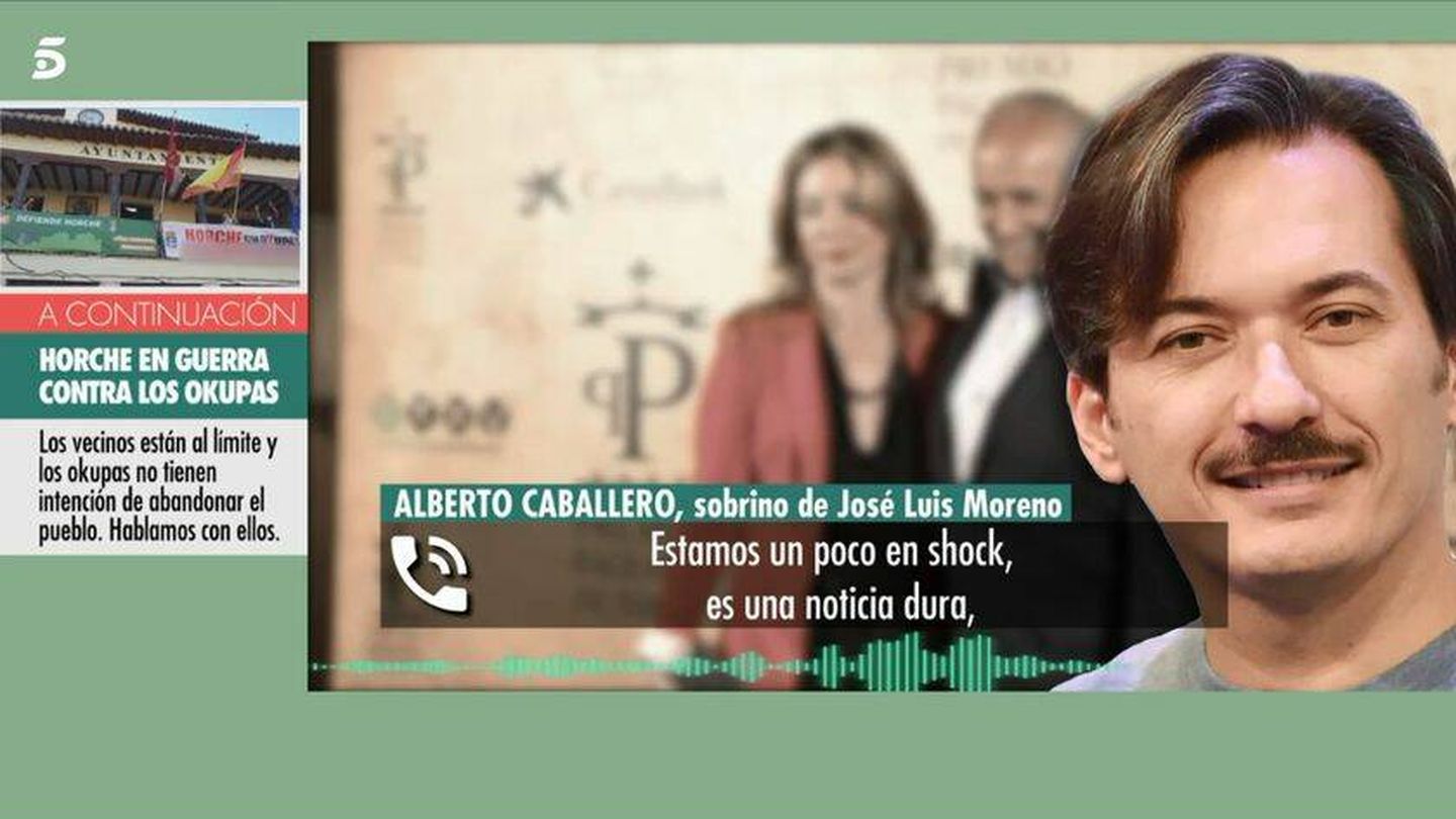 Alberto Caballero, en 'El programa de AR'. (Telecinco)