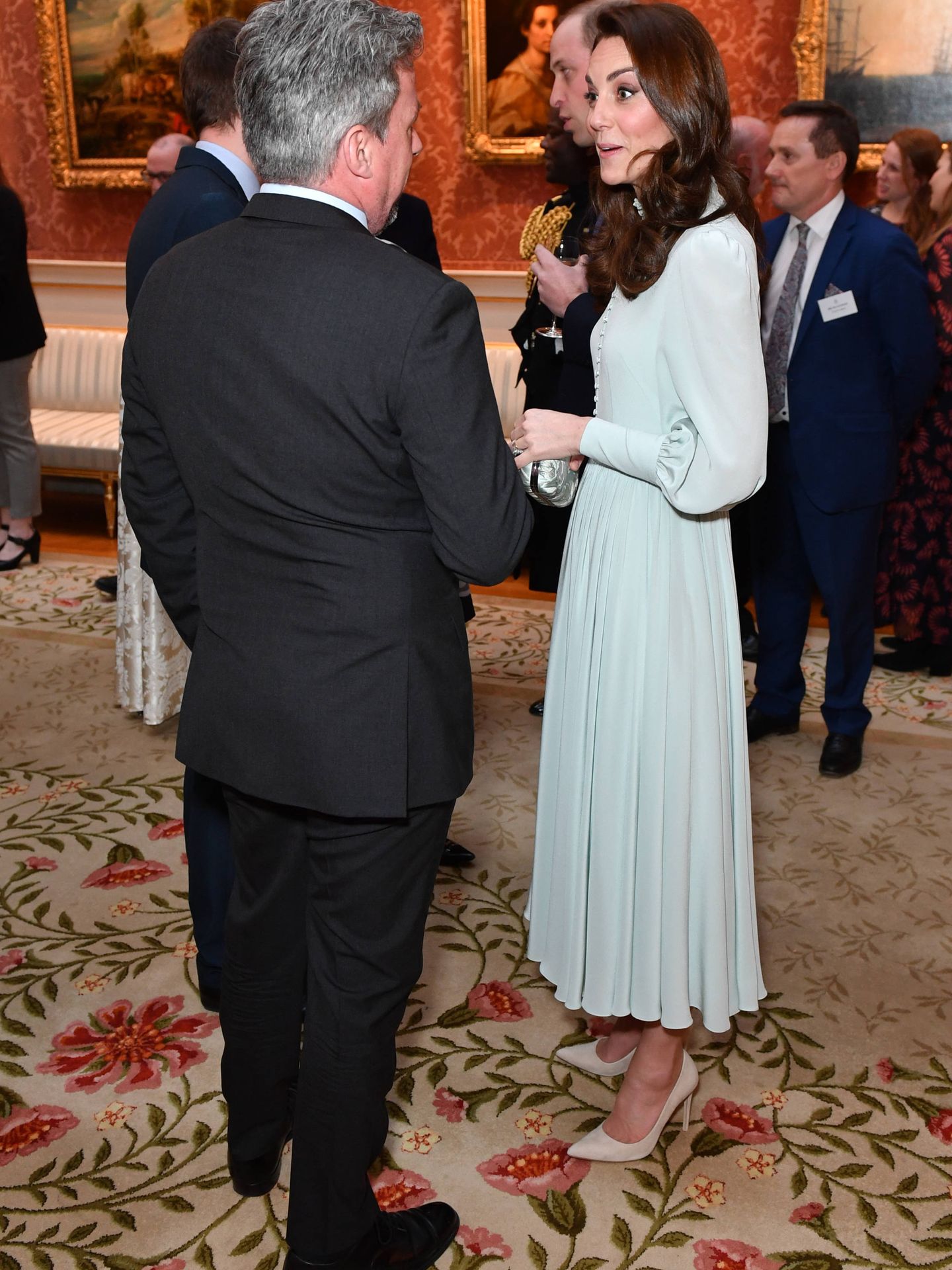 Kate durante la recepción. (Reuters)