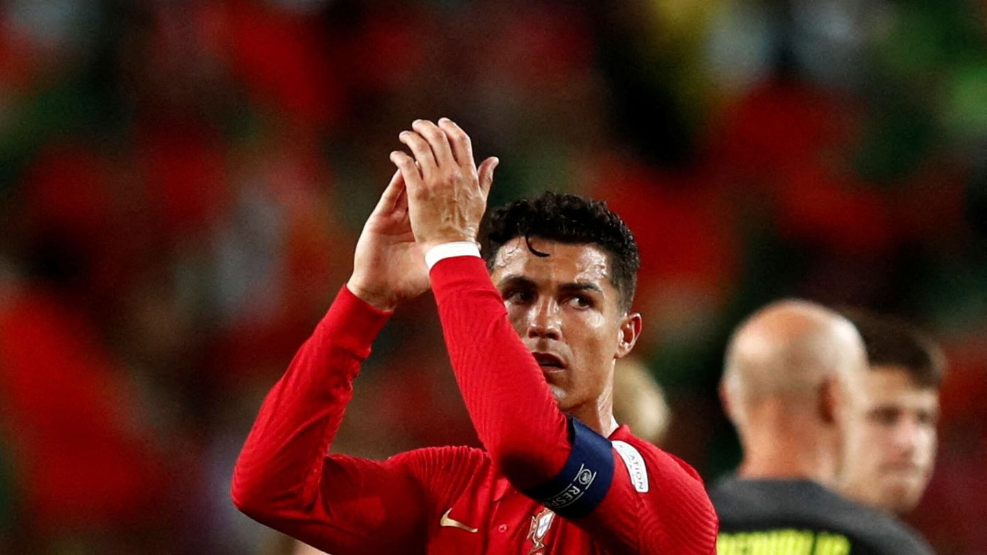 Cristiano Ronaldo, en un partido con Portugal. (Reuters/Pedro Nunes)