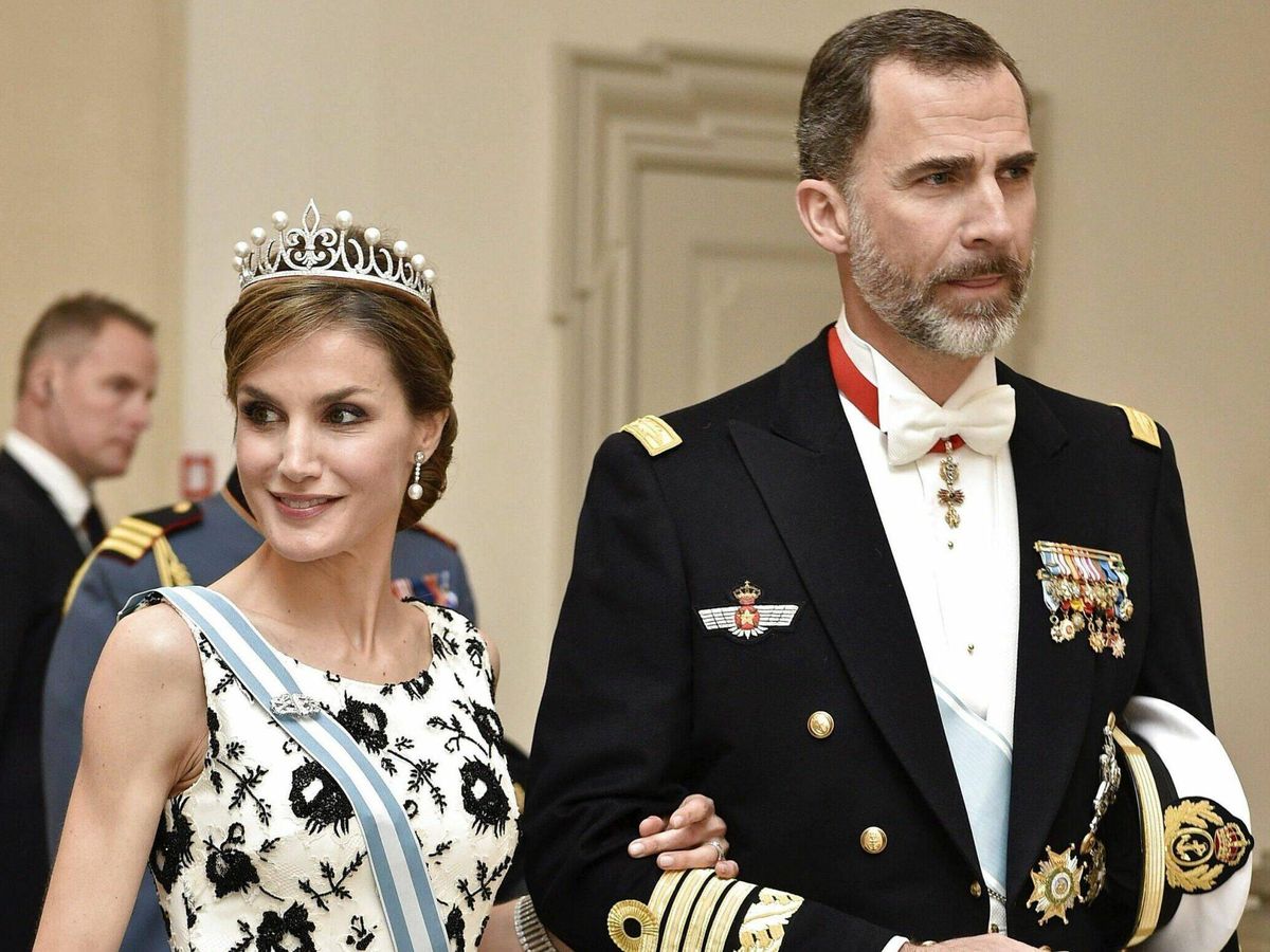 Foto: El rey Felipe y la reina Letizia, en Dinamarca. (EFE/Nils Meilvang)