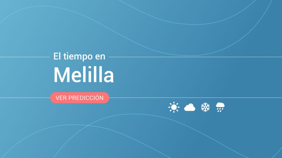 El tiempo en Melilla: previsión meteorológica de mañana, jueves 23 de noviembre