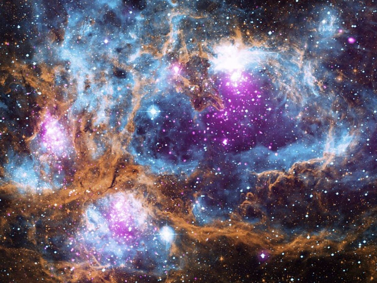 Foto: Recreación artística de la nebulosa de la Langosta (NASA)