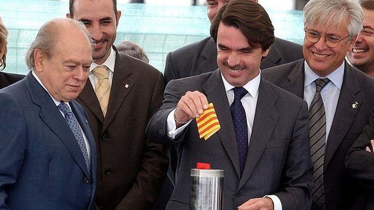 Pujol y Aznar, en la época de la alianza PP-CiU. (EFE)