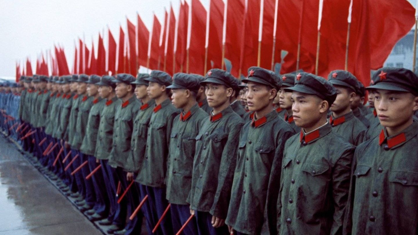 Jóvenes chinos de la Guardia Roja.