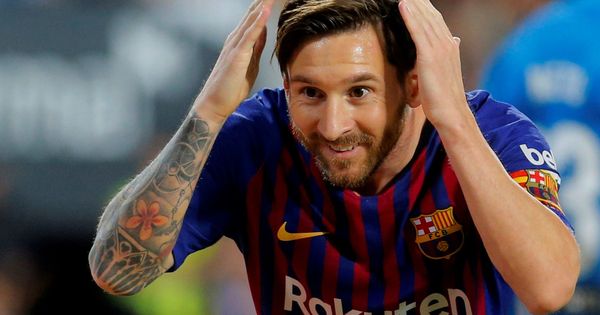 Foto: Leo Messi celebra un gol con el Barcelona. (Reuters)