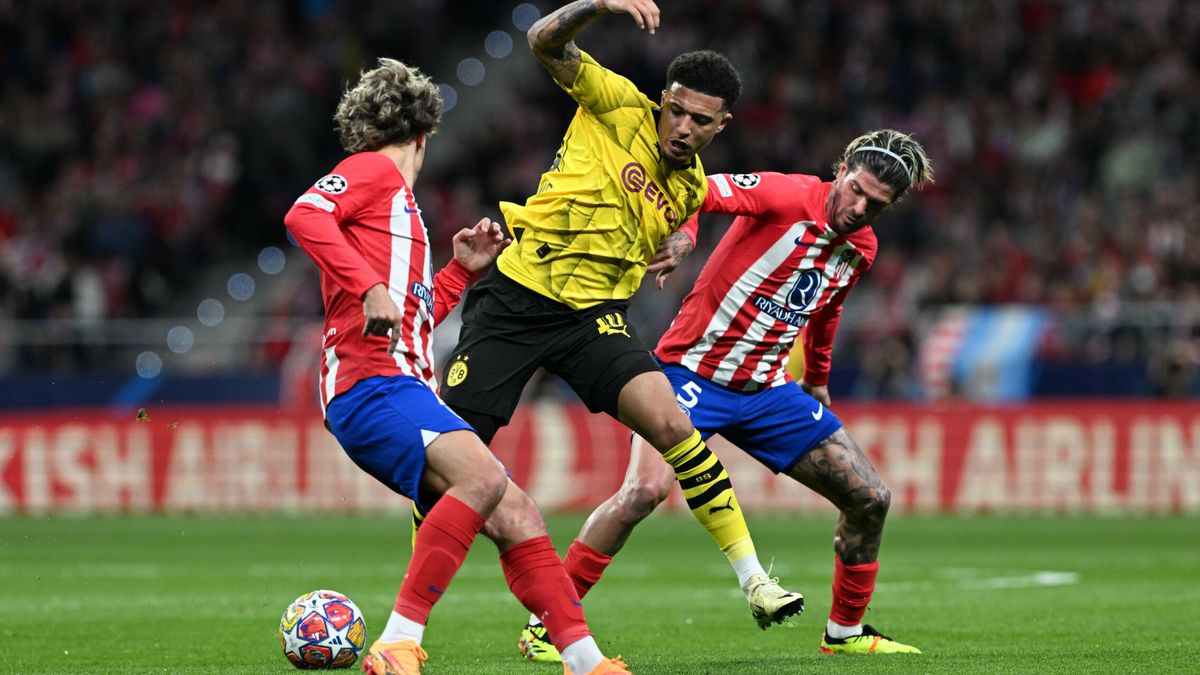 Resultado Atlético de Madrid -  Borussia Dortmund, partido de Champions League: resumen y mejores goles, en directo