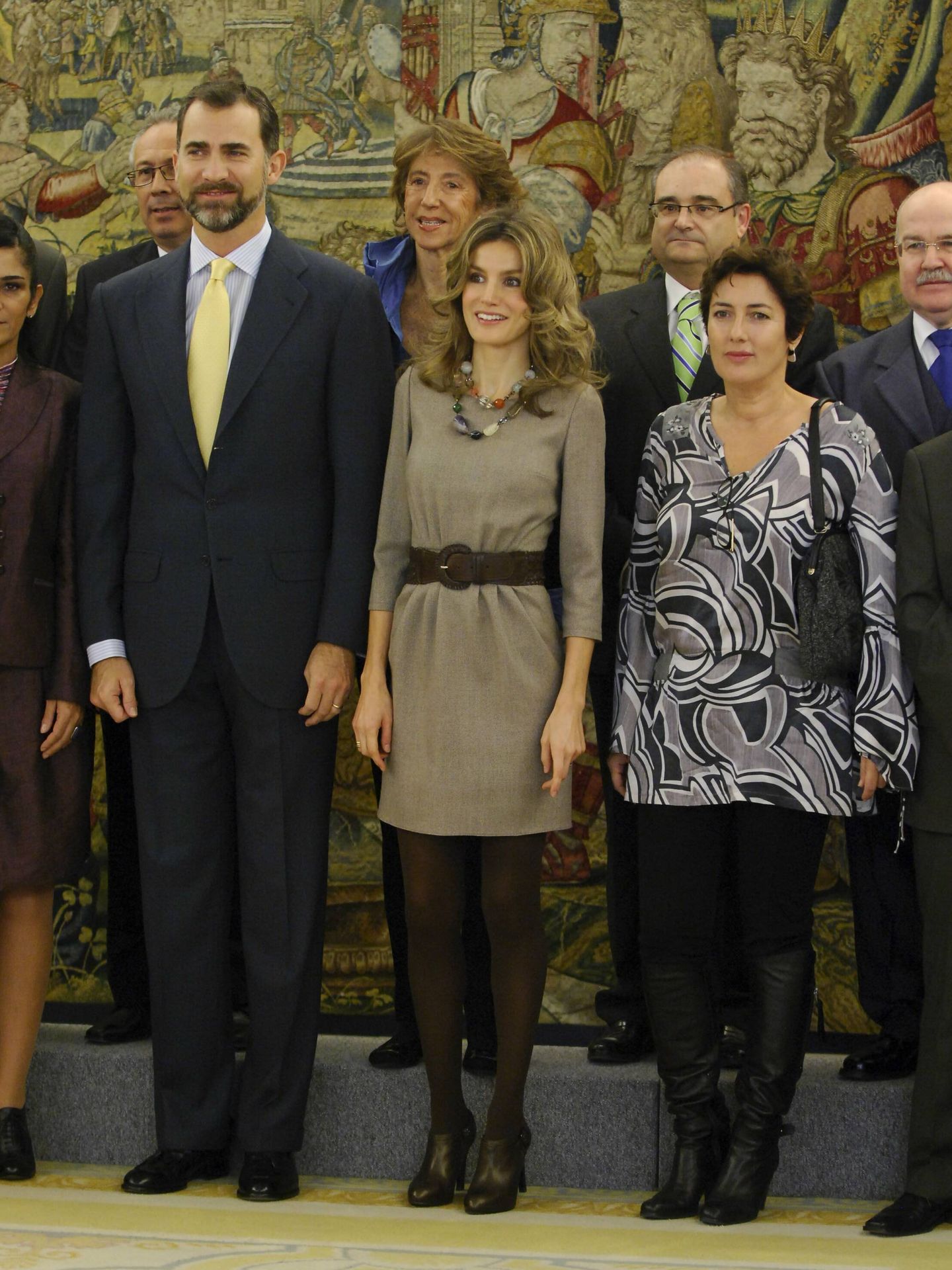 La reina Letizia en una audiencia en Zarzuela en noviembre de 2010. (Cordon Press/Jose L. Cuesta)