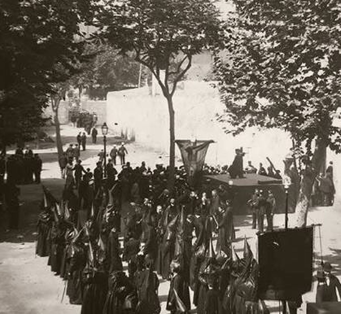 Ejecución de Aniceto Peinador en Barcelona en 1893.(Cedida)
