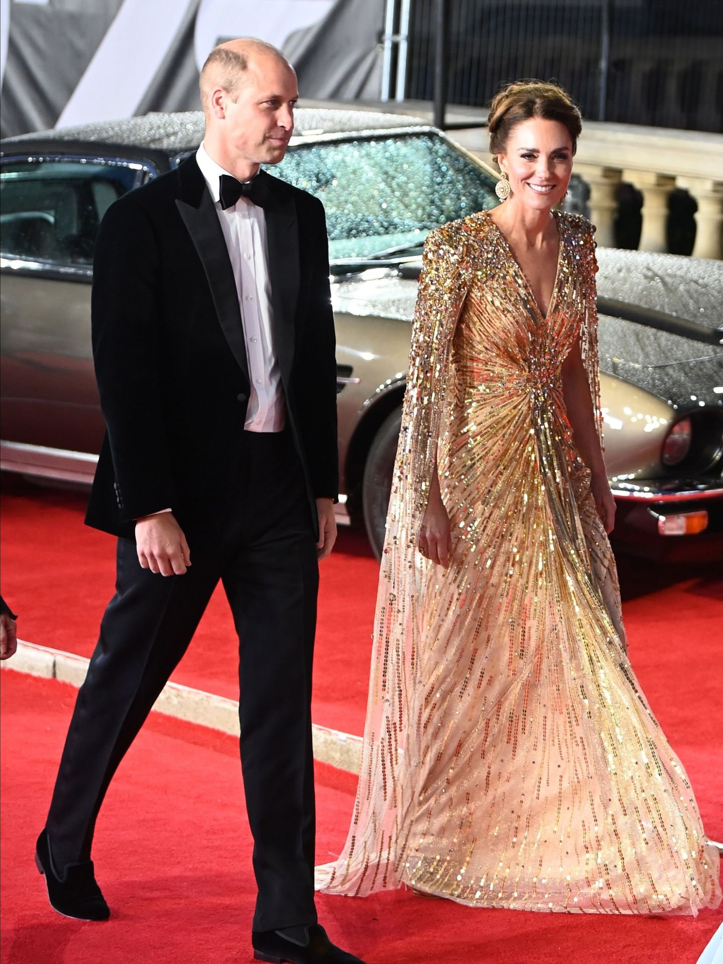 Kate Middleton y Guillermo. (EFE/Neil Hall)