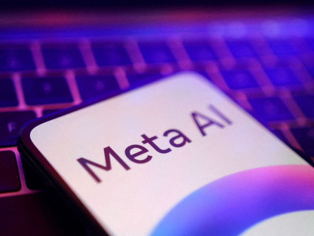 Foto: El logo de Meta AI, encargada del desarrollo de la inteligencia artificial. (Reuters/Dado Ruvic) 