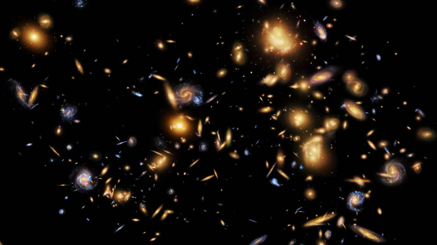 Imagen de campo profundo del cúmulo de galaxias Virgo.