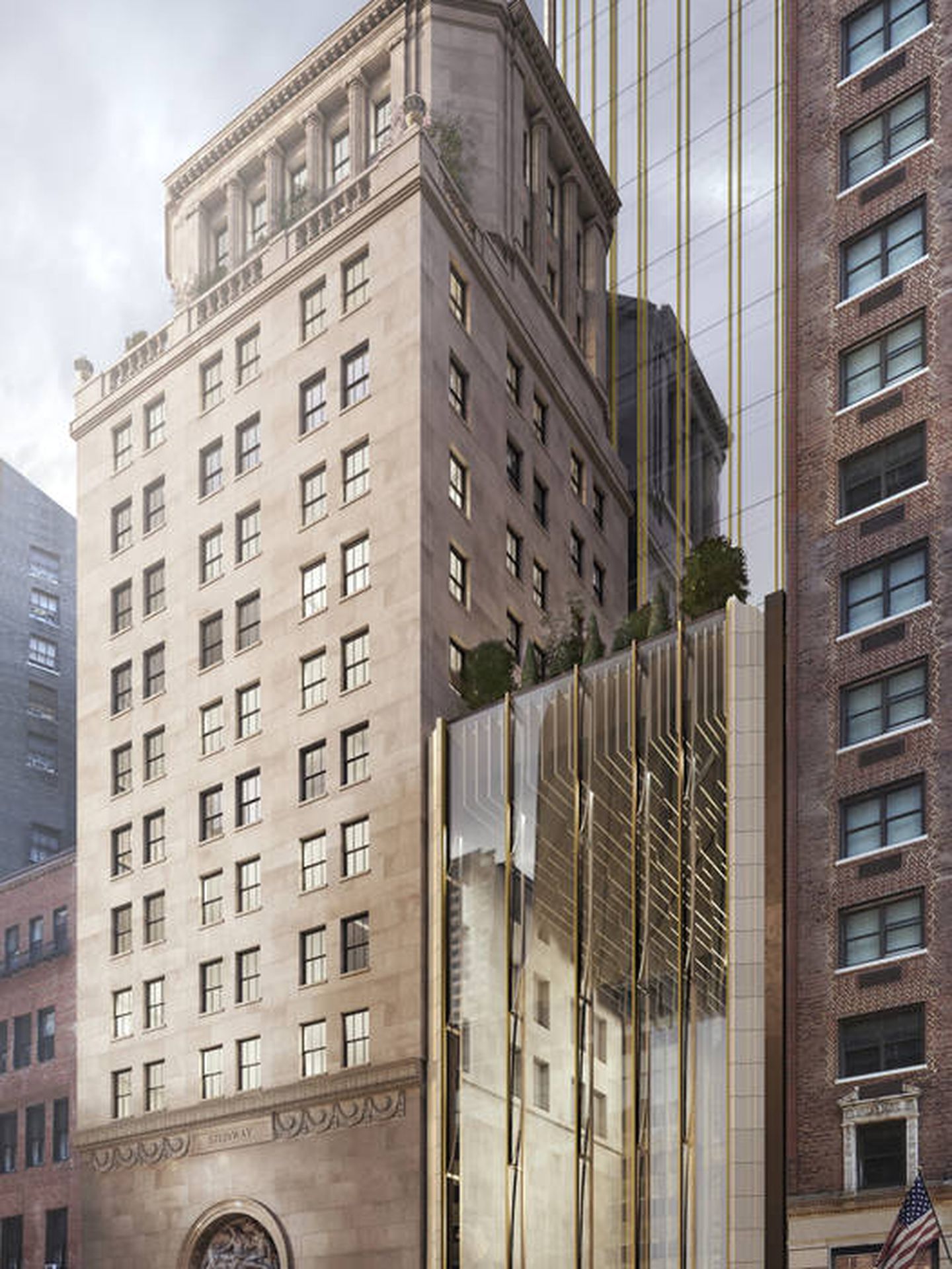 Utiliza un material auténtico de la época dorada de los rascacielos de Manhattan: la terracota. (Shop Architects) 