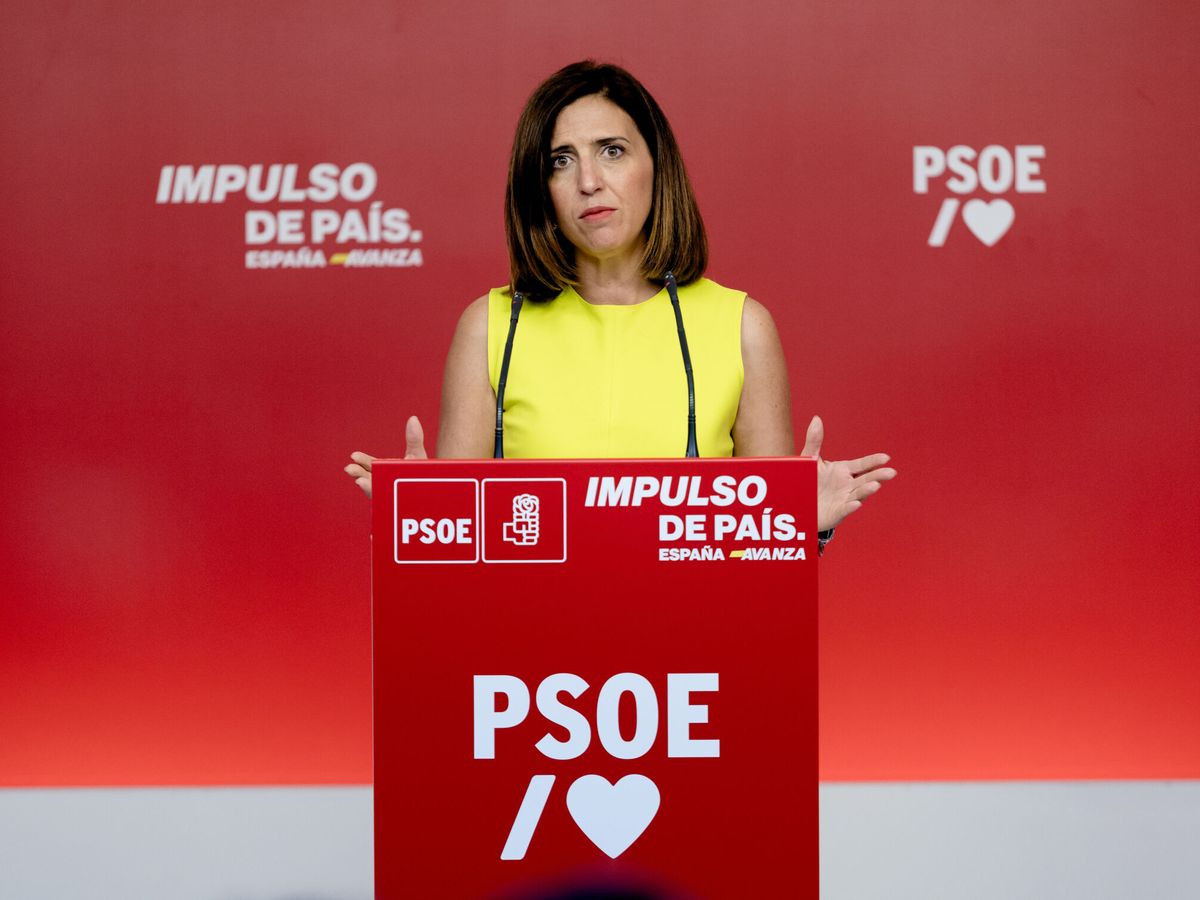 Foto: La portavoz de la Ejecutiva Federal del PSOE, Esther Peña. (Europa Press/Carlos Luján)