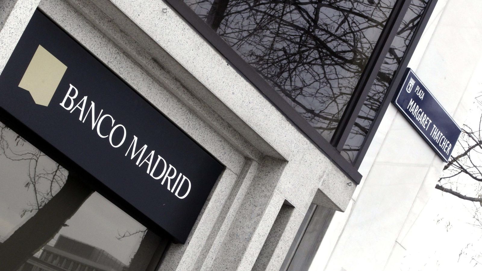 Foto: Sede central de Banco Madrid en la capital de España. (EFE)