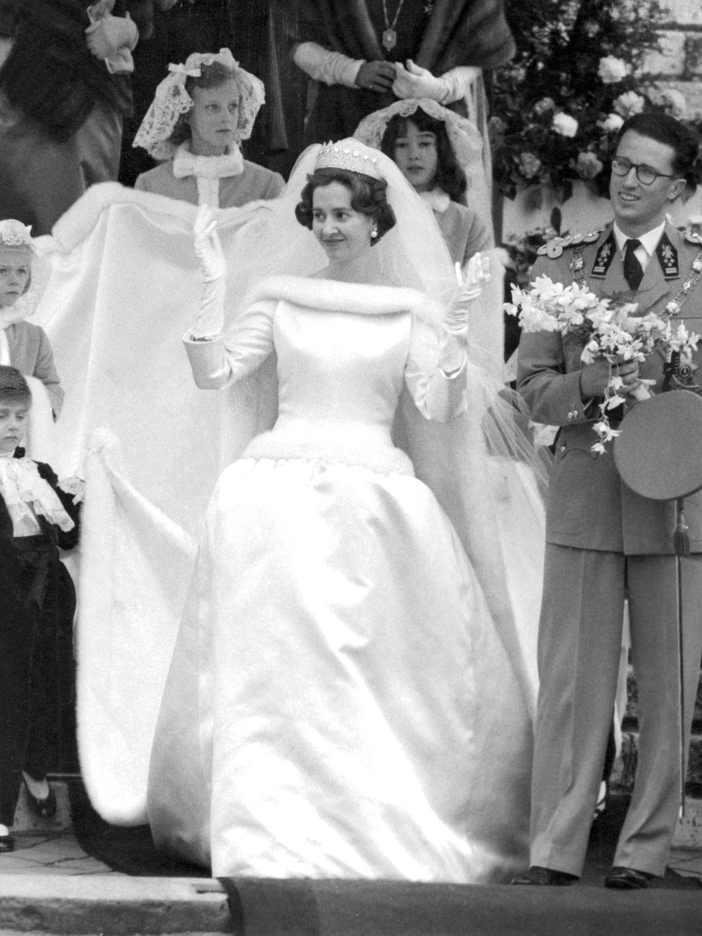 La boda de Balduino y Fabiola. (Cordon Press)