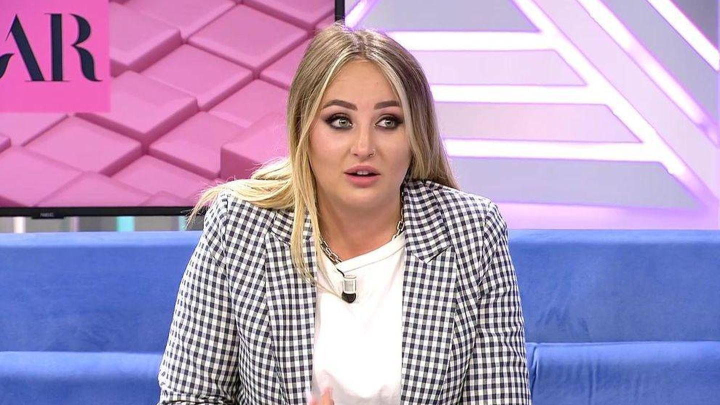  Rocío Flores, en el programa de Ana Rosa Quintana. (Mediaset)