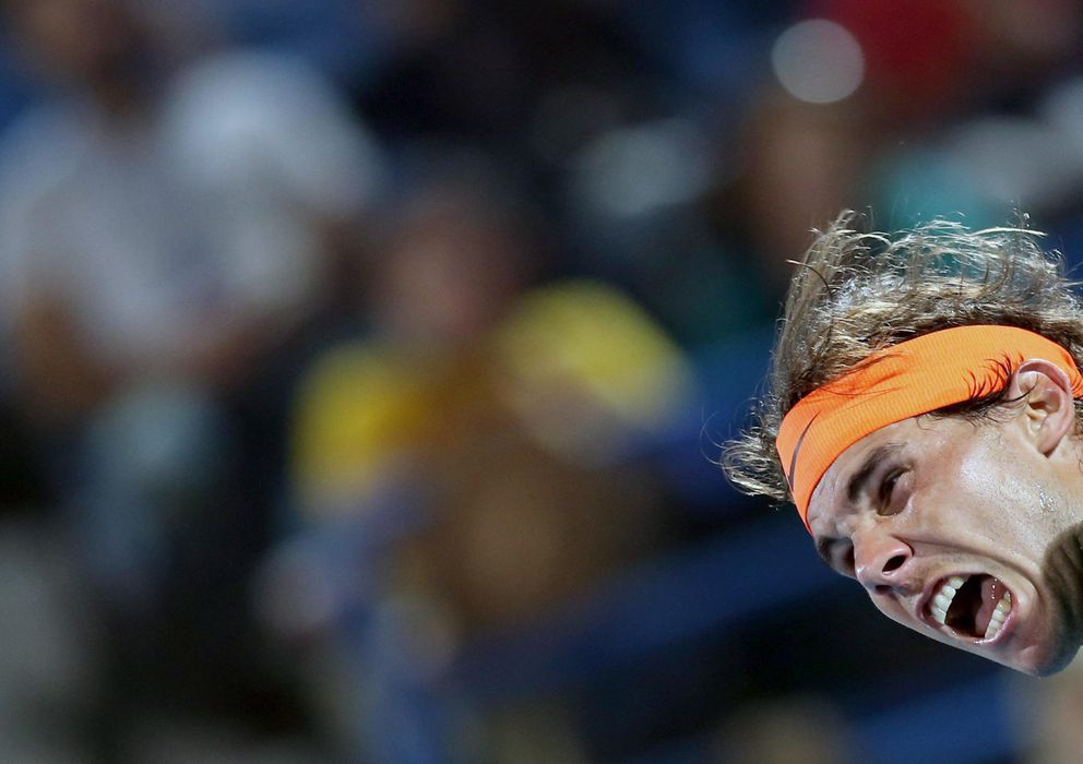 Foto: Nadal comenzó con fuerza el partido, pero se desinfló.